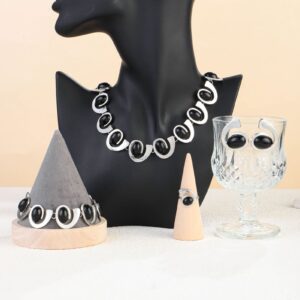 RETROCREATIVE SPIRAL MATCHING JEWELLERY SET