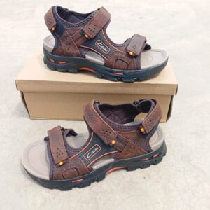 Men Open Leather Shoes
