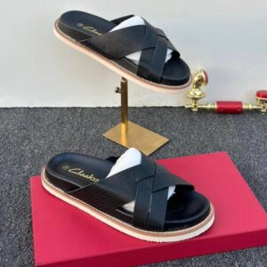 Clarks Black Open Shoes